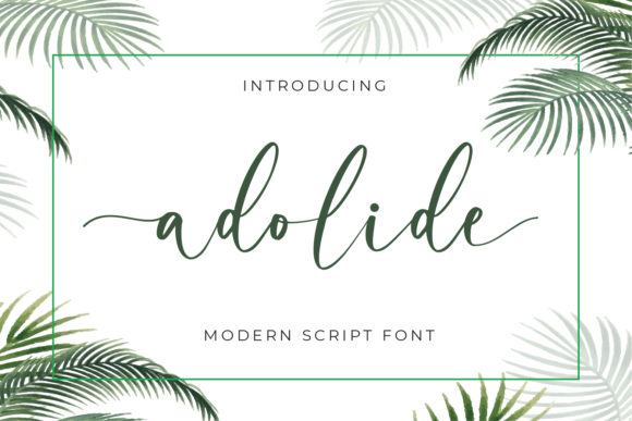 Adolide: The Perfect Font for Elevating Your Brand