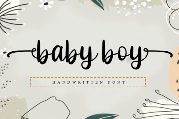 Baby Boy: A Gentle Script Font for Editorial Design