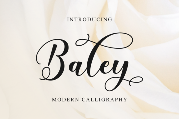 Baley: A Versatile Script Font for Editorial Design