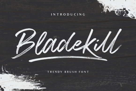 Bladekill: A Font That Flows Like Art