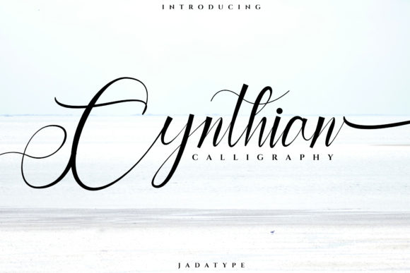 Cynthian: A Handwritten Font for Elegant Editorial Design