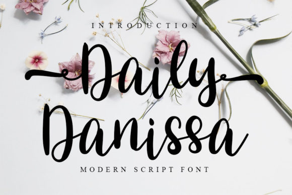 Daily Danissa: A Script Font for Elegant Editorial Design