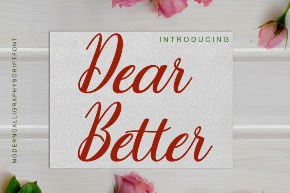 Dear Better: The Font That Elevates Your Brand