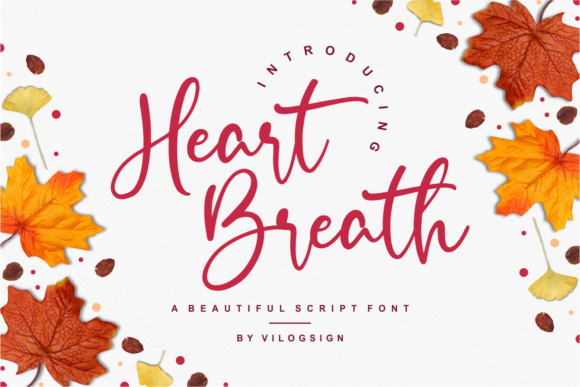 Heart Breath: A Warm Script Font for Digital Design