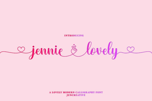 Jennie Lovely: A Script Font That Elevates Digital Branding