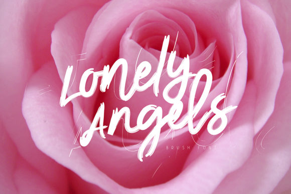 Lonely Angels: A Bold Script for Branding Projects