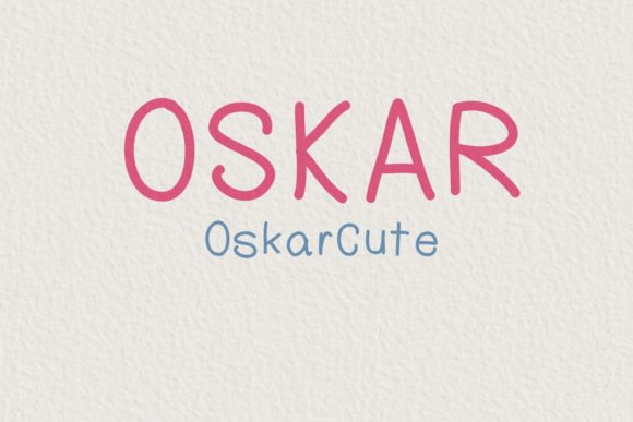 Oskar: A Font That Breathes Life into Your Handmade Creations