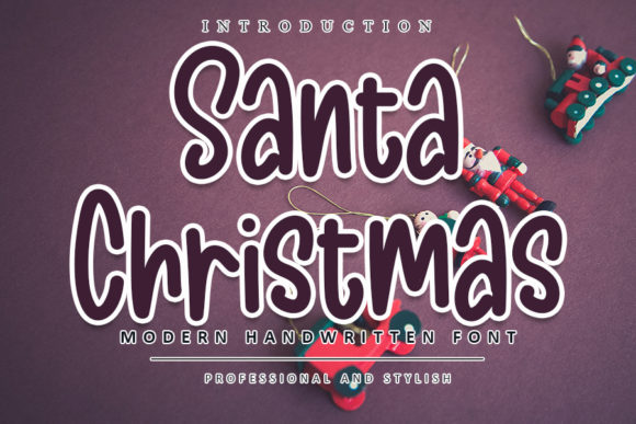 Santa Christmas: A Handwritten Font for Editorial Magic