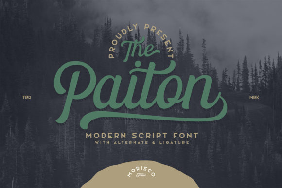 The Paiton: A Script Font for Captivating Digital Campaigns