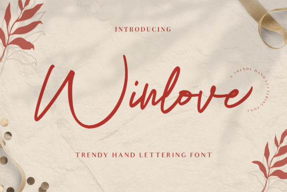 Winlove: A Font That Speaks with Grace