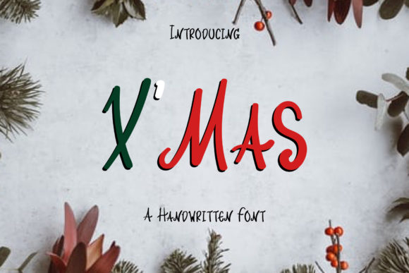 X Mas: A Handwritten Font That Adds Warmth to Your Creations